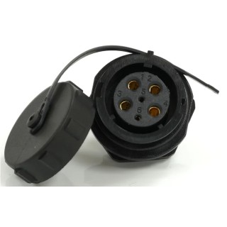 RS PRO Circular Connector, 6 Contacts, Front Mount, 21 mm Size, Socket Female, IP67, 25A, 500V, Bayonet Mating 233-8392