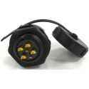 RS PRO Circular Connector, 6 Contacts, Front Mount, 21 mm Size, Socket Female, IP67, 25A, 500V, Bayonet Mating 233-8392