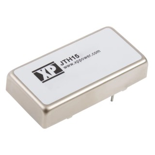 XP Power Isolated 15W DC/DC Converter, 5V DC Output, 3A, 18-72V DC Input, Through Hole DIP Package JTH1548S05