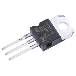 STMicroelectronics STripFET II N-Channel MOSFET 80 A, 75 V Enhancement, 3-Pin TO-220 STP75NF75