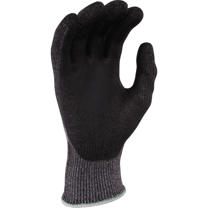 KUTLASS Black Grey Nylon Work Gloves Size 8 Polyurethane Coating KUTLAS-ULTRA PU2/08