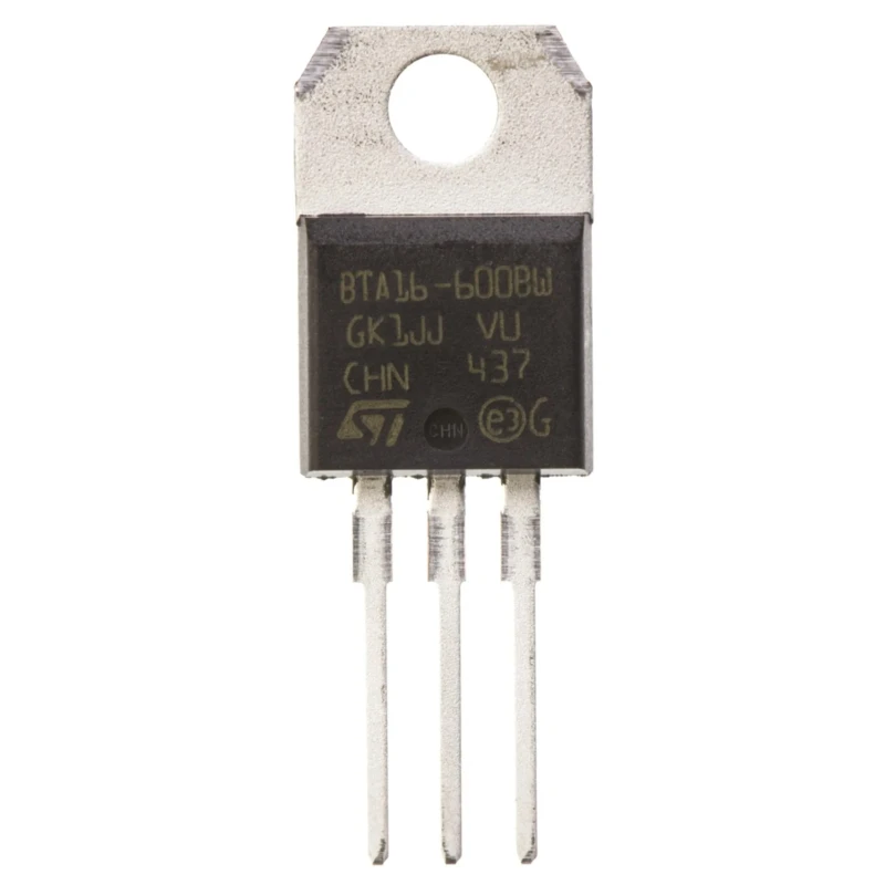 STMicroelectronics Through Hole 3-Pin TRIAC 16A 600V Gate Trigger 1.3V BTA16-600BWRG