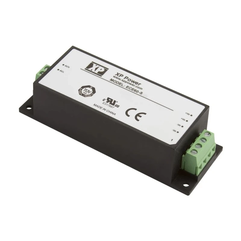 XP Power ECE60US12-S Switching Power Supply 12V DC 60W Chassis Mount 5A Output 85-264V AC Input