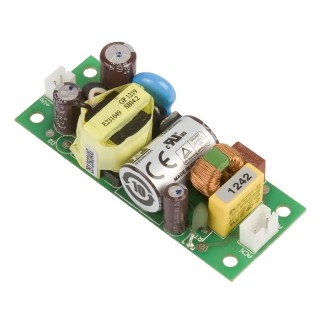 XP Power Switching Power Supply Chassis Mount 3.3V DC 4.3W 1.3A Efficiency 72% ECL05US03-T
