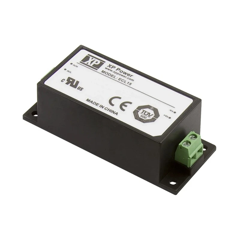 XP Power Switching Power Supply 15W Dual Output 15V DC, 264V AC ECL15UD02-S
