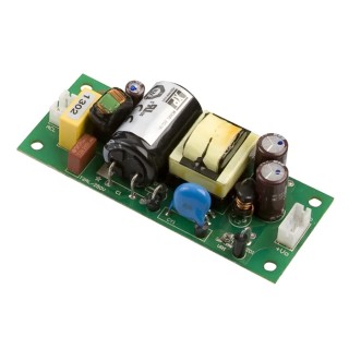 XP Power Switching Power Supply Dual Output 15V DC 15W Chassis Mount ECL15UD02-T