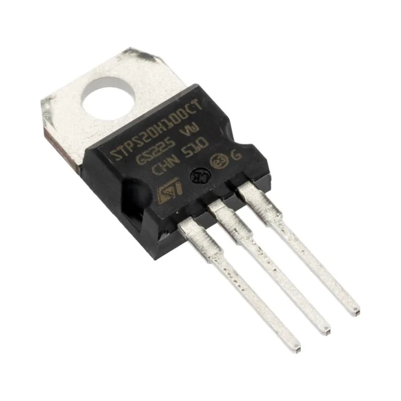 STMicroelectronics 100 V 20 A Schottky Barrier Diode Through Hole 3-Pin TO-220AB STPS20H100CT