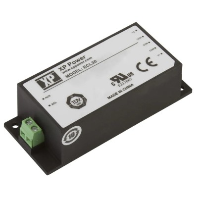 XP Power Switching Power Supply 3 Outputs 12V DC, 30W, Chassis Mount, 85-264V AC Input, Model ECL30UT02-S