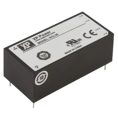 XP Power Switching Power Supply 3 Output 15V DC 30W 264V AC ECL30UT03-E