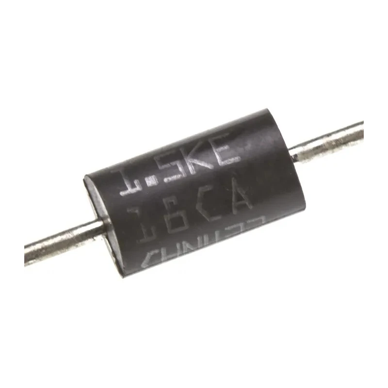 STMicroelectronics 1-Element Bi-Directional TVS Diode, 1.5 kW Peak Pulse Power, 2-Pin DO-201 Package 1.5KE18CA