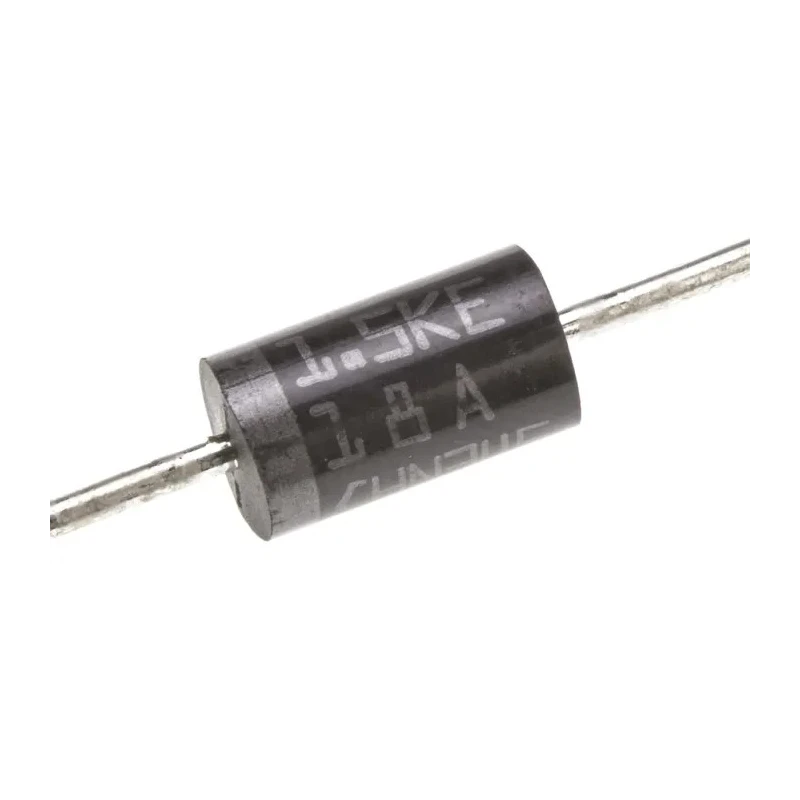 STMicroelectronics Uni-Directional 1-Element TVS Diode 1.5 kW Peak Pulse Power 2-Pin DO-201 1.5KE18A
