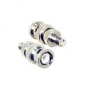 Linx Coaxial Adapter SMA Socket to BNC Plug 0 GHz to 4 GHz Frequency Gold Plated Contact ADP-SMAF-BNCM