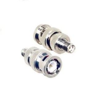 Linx Coaxial Adapter SMA Socket to BNC Plug 0 GHz to 4 GHz Frequency Gold Plated Contact ADP-SMAF-BNCM