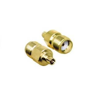 Linx Straight Coaxial Adapter SMA Socket to UFL Socket 0 to 6 GHz Gold Plated ADP-SMAF-UFLM