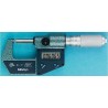 Mitutoyo Digital External Micrometre 25-50 mm, Accuracy ±0.00005 mm, Resolution 0.00005 in, Battery Operated 293-345-30