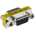 RS PRO D-Sub Adapter 15-Way Male to Female Through Hole Mount Brass Contacts Gold Over Nickel Plating 31.11mm 233-8925