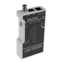 RS PRO Network Cable Tester UTP, Coaxial, STP Battery Powered Cable Tester 233-8919