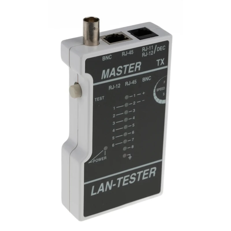 RS PRO Network Cable Tester UTP, Coaxial, STP Battery Powered Cable Tester 233-8919