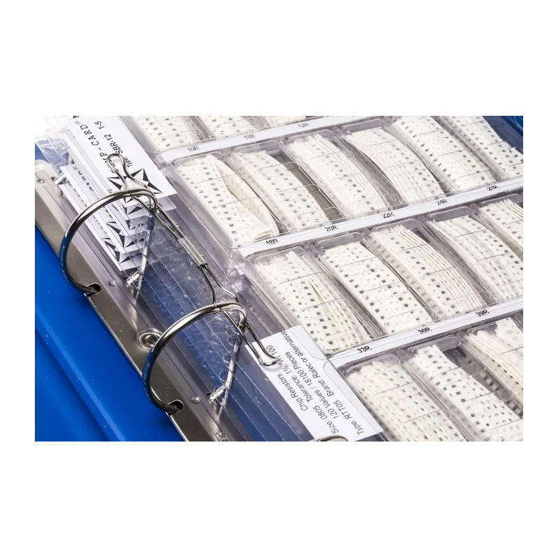 Nova Thick Film Surface Mount 120 Value Resistor Kit 18100 Pieces, 10 Ω to 1 MΩ, ±1% Tolerance, 130mW Power Rating SBR-12