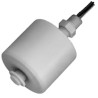 Gems Sensors LS-1900TFE Series Vertical Float Switch with 610 mm Cable, SPDT NO, Teflon Housing, 30 psi Maximum 133299