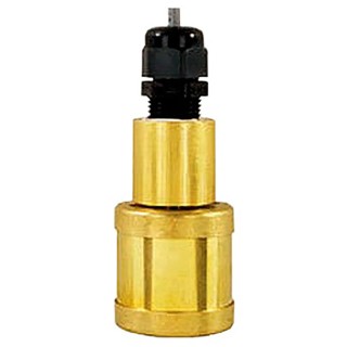 Gems Sensors LS-750 Series Vertical Float Switch 7.62 m Cable SPST NC Brass Housing 149350