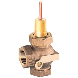 Gems Sensors FS-400 Series Adjustable Shuttle Flow Sensor for Liquid, 2 gal/min Minimum, 8 gal/min Maximum, Bronze 26601