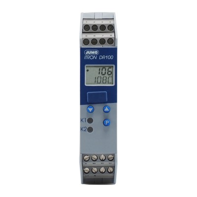 Jumo PID Temperature Controller 2 Output Relay SPDT/SPST, 240V AC On-Off 702060/288-888-000-23