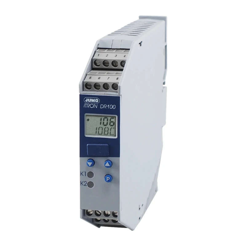 Jumo PID Temperature Controller 2 Output Relay SPDT/SPST, 240V AC On-Off 702060/288-888-000-23