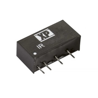 XP Power Isolated DC/DC Converter Through Hole 5V dc 600 mA 13.2V dc Input 10.8V Input 3 W Efficiency 85% IR1205SA