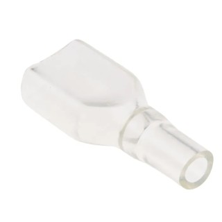 RS PRO 1 Way Polyvinyl Chloride Crimp Terminal Cover, 7.8 mm Tab Size, Clear 488-1320