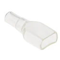 RS PRO 1 Way Polyvinyl Chloride Crimp Terminal Cover, 7.8 mm Tab Size, Clear 488-1320