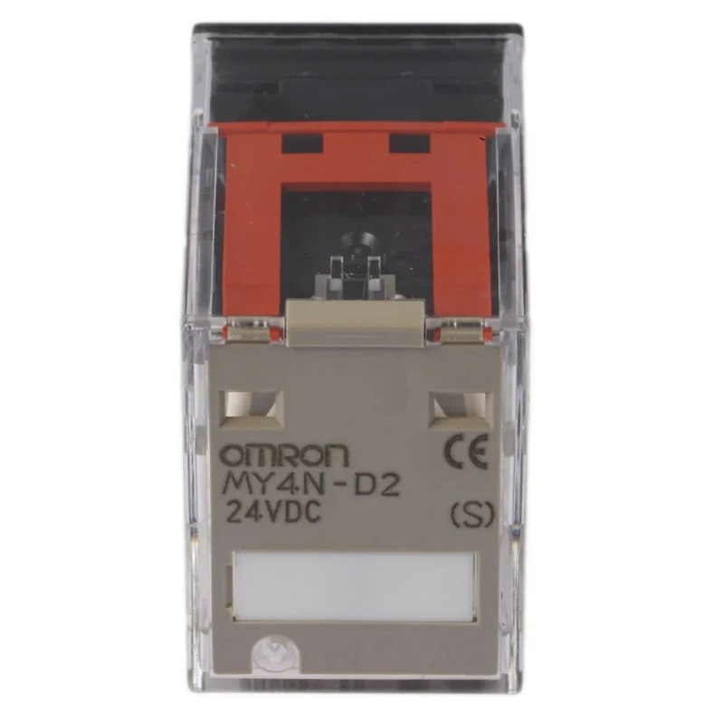 Omron DIN Rail Power Relay 24V DC Coil 5A Switching Current 4PDT MY4IN-D2 DC24(S)