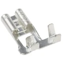 RS PRO Grey Uninsulated Female Spade Connector Crimp 6.35 x 0.8 mm Tab Size 18 AWG to 14 AWG 488-1336