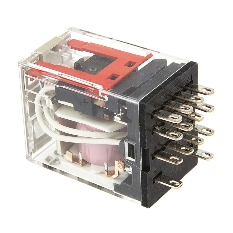 Omron DIN Rail Power Relay 240V AC Coil, 5A Switching Current, 4PDT MY4 AC220/240(S)
