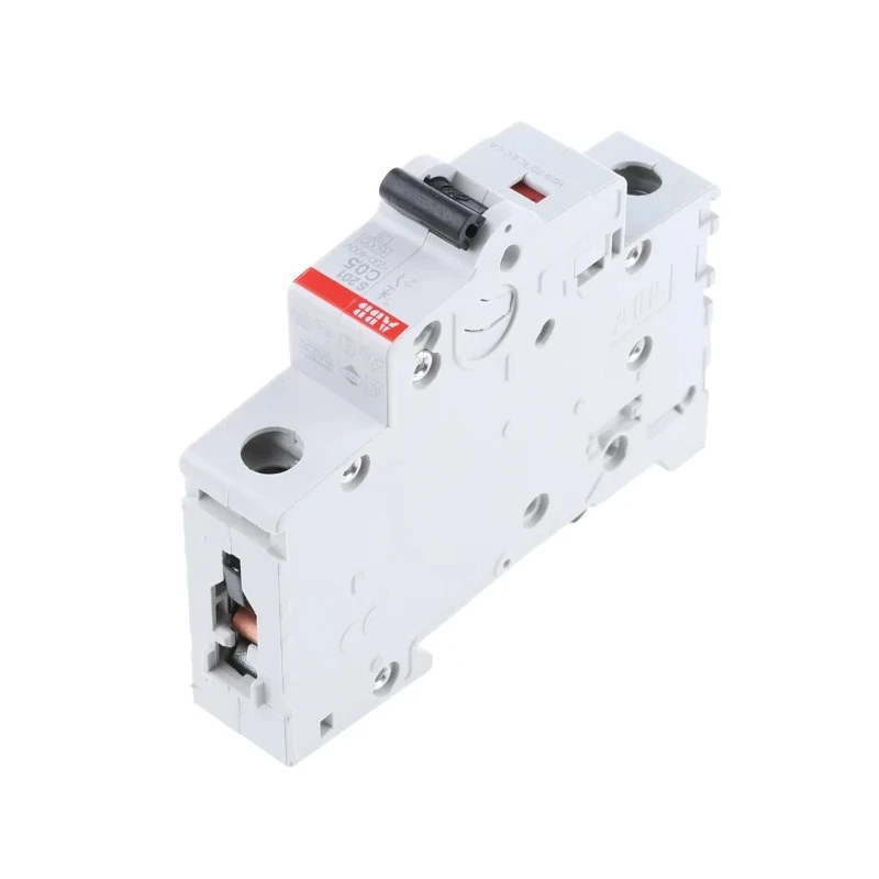 ABB System Pro M Compact Miniature Circuit Breaker 1-Pole 500mA Type C 253V AC 72V DC 2CDS251001R0984 - S201C0.5
