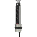brennenstuhl 2 Meter 3 Socket Type F German Schuko Extension Lead Kit 250V AC IP20 1396200003