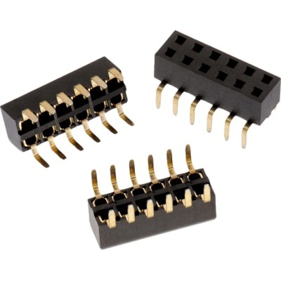 Wurth Elektronik WR-PHD Series Bottom Entry Through Hole PCB Socket 6-Contact 2 Row 2.54 mm Pitch 500V 3A 613006216921