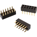 Wurth Elektronik WR-PHD Series Bottom Entry Through Hole 10-Contact 2 Row 2.54 mm Pitch PCB Socket 61301025721