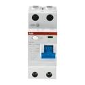 ABB Residual Current Circuit Breaker F200 Series 25A 2-Pole 30 mA Type A 1 kA Breaking 2CSF202101R1250 - F202A-25/0.03