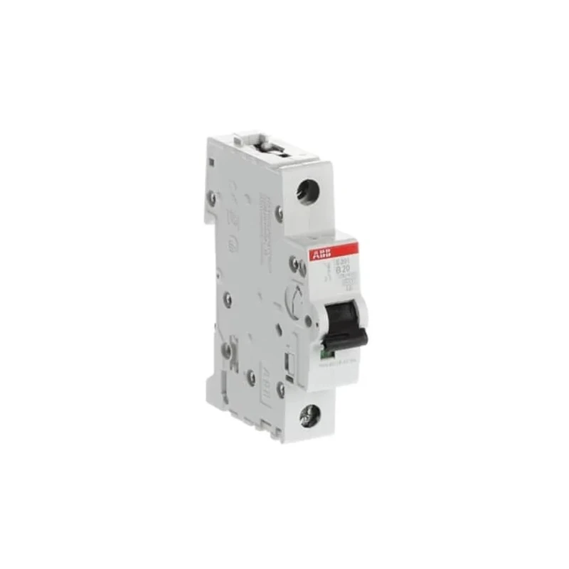ABB Miniature Circuit Breaker 1-Pole 20A Type B 253V AC 72V DC System Pro M Compact 2CDS251001R0205 - S201B20