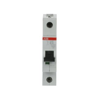 ABB Miniature Circuit Breaker 1-Pole 32A Type B 253V AC 72V DC Electromechanic Thermal Tripping 2CDS251001R0325 - S201B32