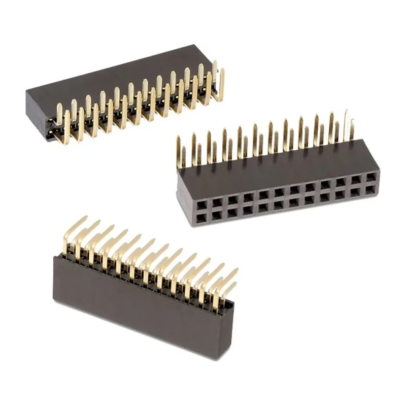 Wurth Elektronik WR-PHD Series Angled PCB Socket, 40-Contact, 2 Row, 2.54 mm Pitch 613040243121