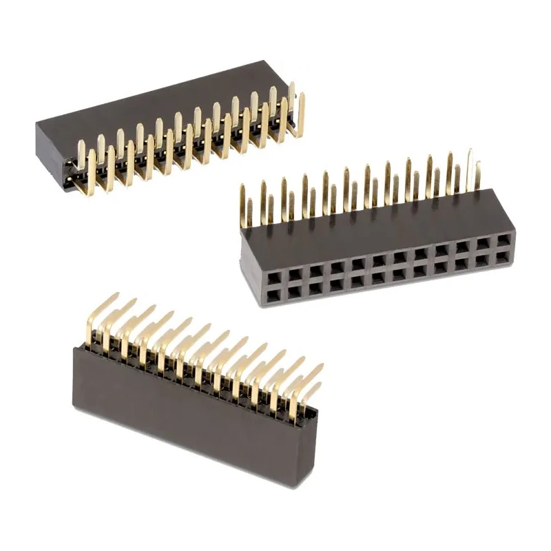 Wurth Elektronik WR-PHD Series Angled PCB Socket 72-Contact 2 Row 2.54 mm Pitch 250V 3A 613072243121