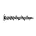 DeWALT Steel Screw Anchor Chrome Finish 32 mm Length 5 mm Drill Diameter DFM425000P