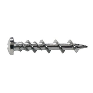 DeWALT Steel Screw Anchor Chrome Finish 32 mm Length 5 mm Drill Diameter DFM425000P
