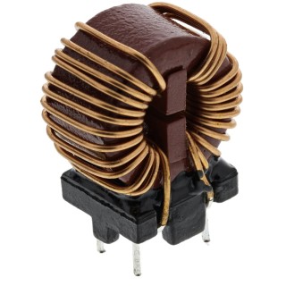 Wurth Elektronik 1 mH Manganese Zinc Common Mode Choke 3 A Idc 35 mΩ Rdc 250V ac Radial Mount 744822301