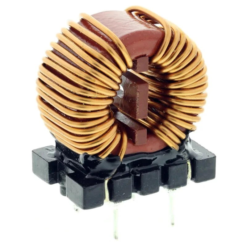 Wurth Elektronik 2.2 mH Manganese Zinc Leaded Inductor, 6 A IDC, 20 mΩ RDC, 250V AC, Radial Mount, WE-CMB 744824622