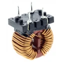 Wurth Elektronik 2.2 mH Manganese Zinc Leaded Inductor, 6 A IDC, 20 mΩ RDC, 250V AC, Radial Mount, WE-CMB 744824622