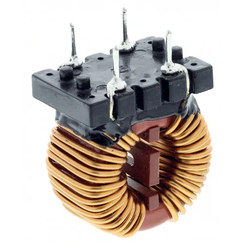 Wurth Elektronik 2.2 mH Manganese Zinc Leaded Inductor, 6 A IDC, 20 mΩ RDC, 250V AC, Radial Mount, WE-CMB 744824622