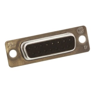 TE Connectivity D-Sub Connector AMPLIMITE HD-20 15 Way Straight 2.77 mm Pitch Panel Mount Female 5-747909-2